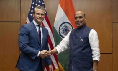 SamacharToday.co.in - अमेरिका-भारत ने ऐतिहासिक 10-वर्षीय रक्षा समझौता किया, चीन निशाने पर - Image Credited by Zee News