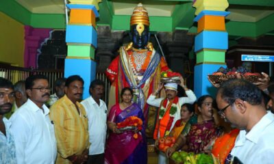 RajneetiGuru.com - पांडुरंग उत्सव पुनरुद्धार आंध्र में भक्तों की रिकॉर्ड भीड़ - Image Credited by The New Indian Express