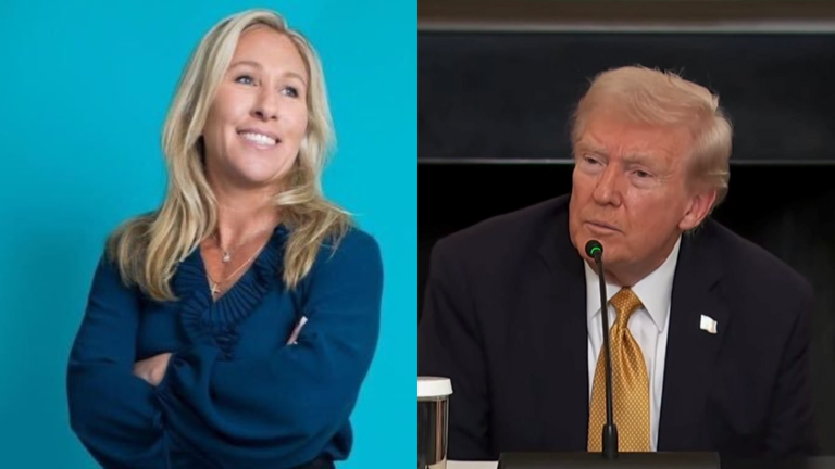 SamacharToday.co.in - MAGA में दरार ट्रंप विवाद के बीच ग्रीन को धमकियों का सामना - Image credited by The Times of India