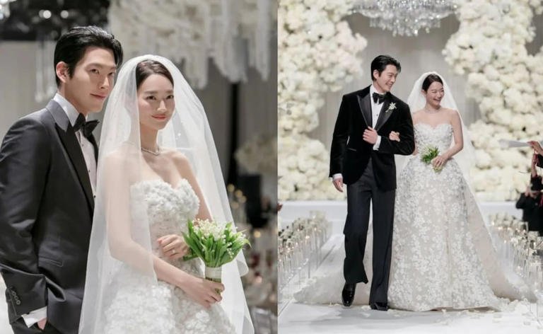 SamacharToday.co.in - शिन मिन-आह और किम वू-बिन का सियोल में विवाह - Image Credited by NDTV