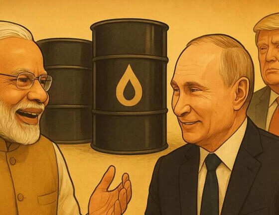 SamacharToday.co.in - पुतिन यात्रा ट्रंप टैरिफ, भू-राजनीतिक दबाव में भारत का संतुलन - Image Credited by The Times of India