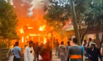 SamacharToday.co.in - बांग्लादेश के पिरोजपुर में हिंदू घर फूंका हिंसा से दहशत - Image Credited by MoneyControl