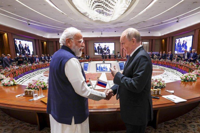 SamacharToday.co.in - भारत, रूस ने व्यापार, निवेश संवर्धन समझौते को दी गति - Image Credited by Press Trust of India