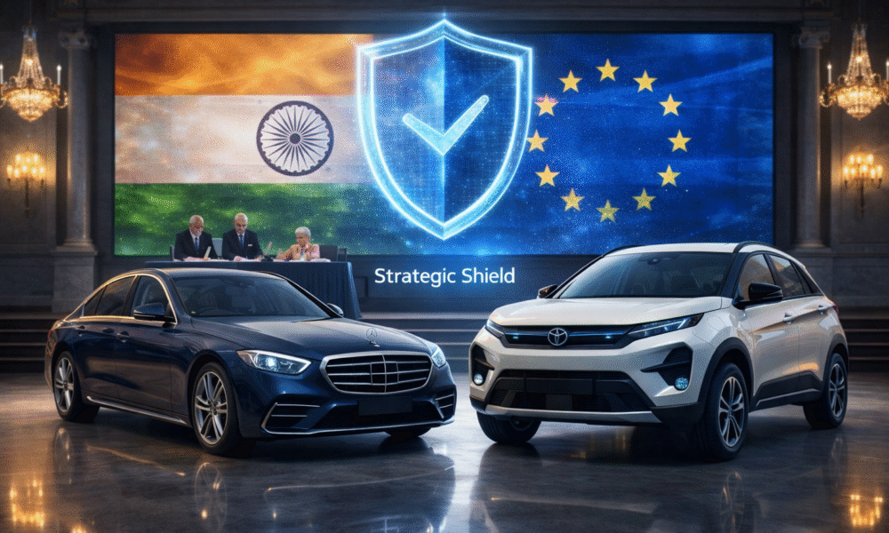 SamacharToday.co.in - ऐतिहासिक व्यापार समझौते के बावजूद यूरोपीय कार कंपनियों की भारत में कठिन चुनौती - Image Credited by Hindustan Times