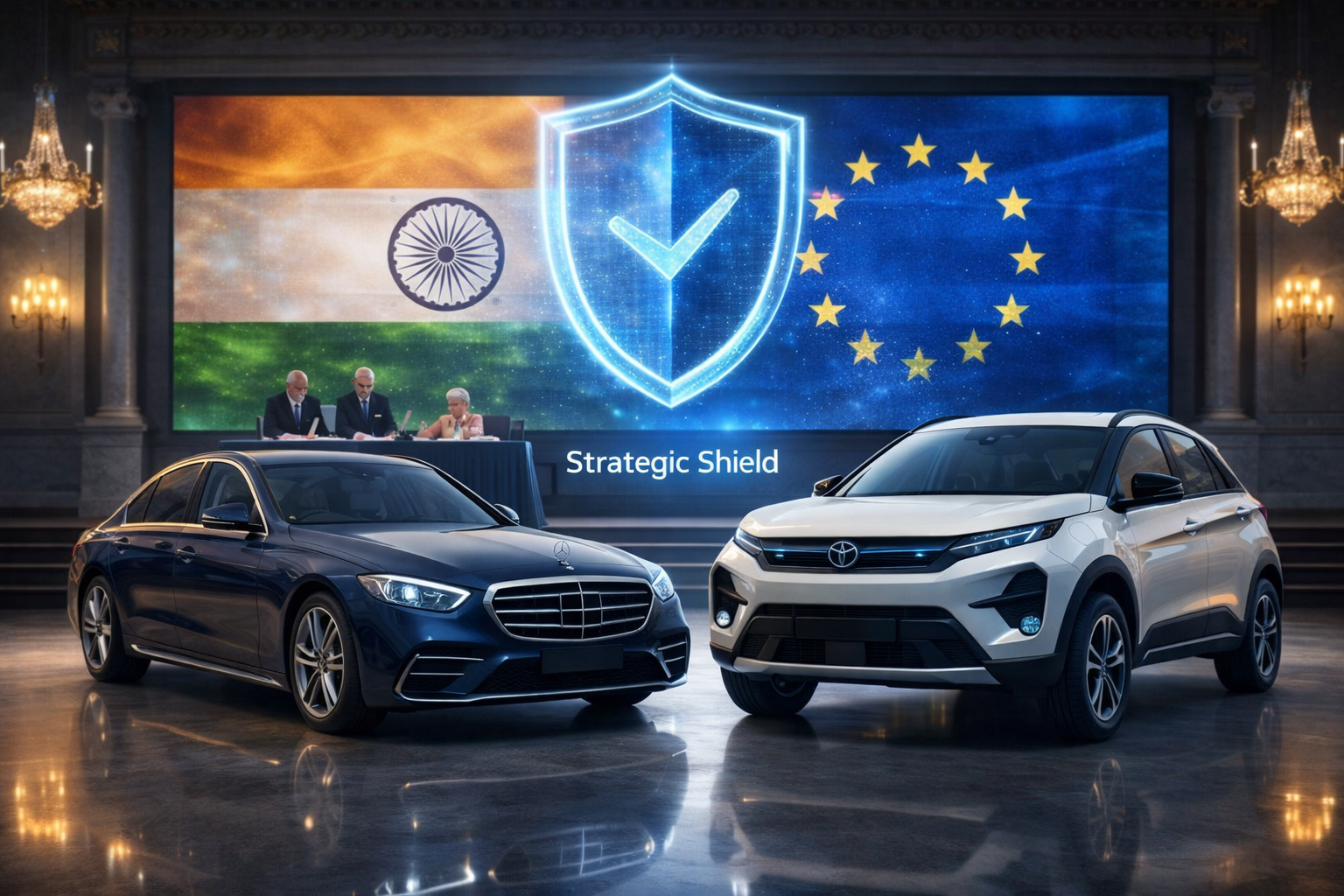 SamacharToday.co.in - ऐतिहासिक व्यापार समझौते के बावजूद यूरोपीय कार कंपनियों की भारत में कठिन चुनौती - Image Credited by Hindustan Times