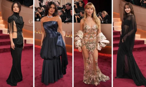 SamacharToday.co.in - गोल्डन ग्लोब्स 2026: प्रियंका चोपड़ा और लिसा ने बिखेरा जलवा - Image Credited by Times NOW