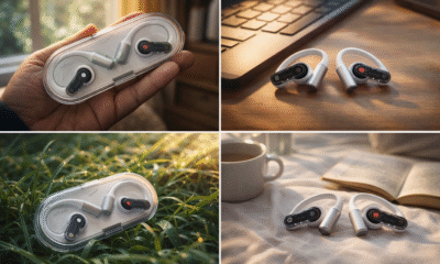 SamacharToday.co.in - आधे दाम पर प्रीमियम ऑडियो नथिंग ईयर (ओपन) की बड़ी कीमत कटौती - AI Generated Image