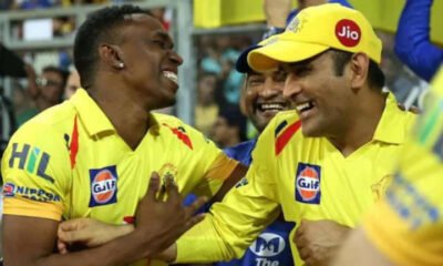 SamacharToday.co.in - कप्तान का मार्गदर्शन जब धोनी की एक बात ने बदल दिया ड्वेन ब्रावो का करियर - Image Credited by MoneyControl