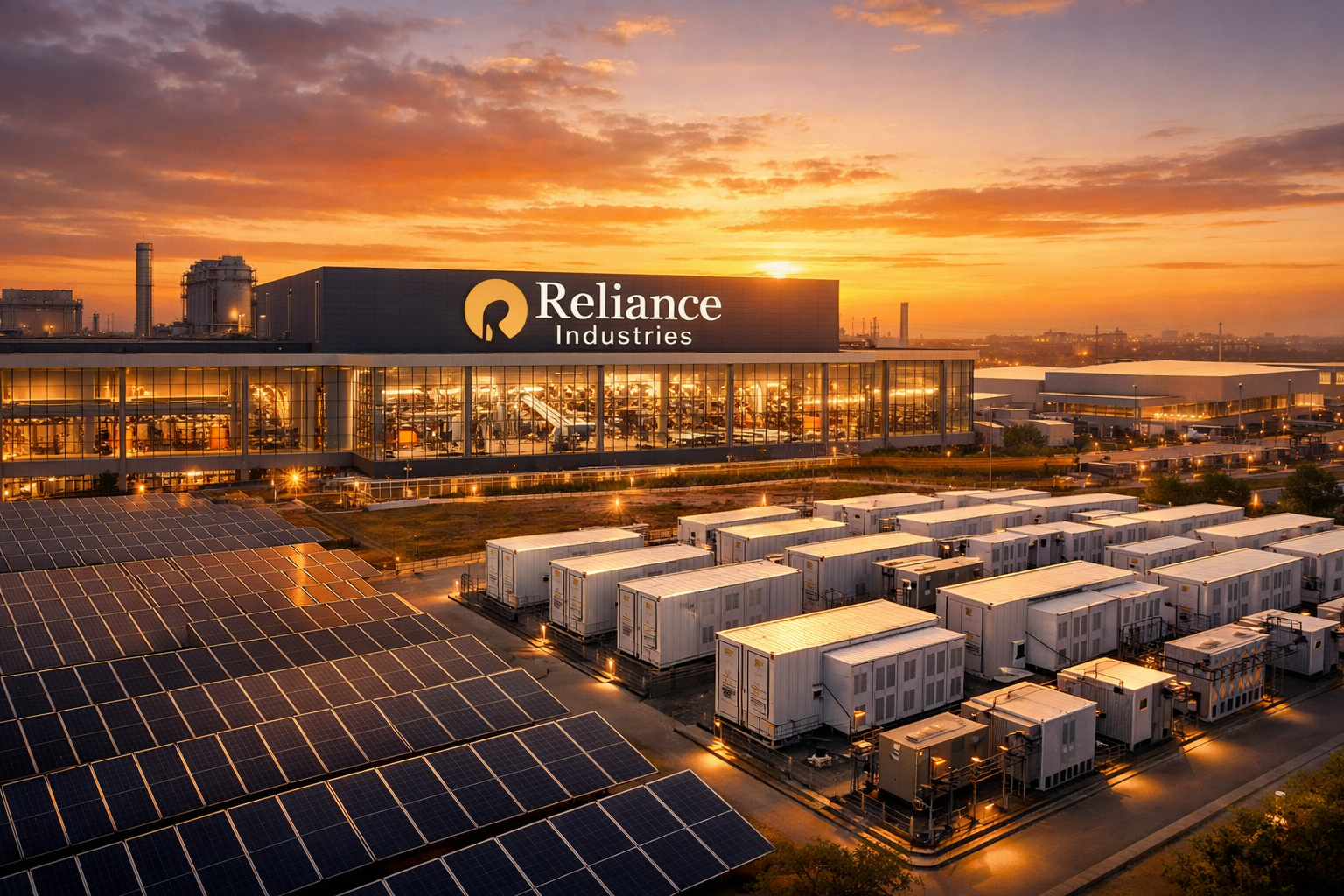 SamacharToday.co.in - चीन से तकनीक न मिलने के कारण रिलायंस ने सेल विनिर्माण योजना को रोका - Image by AI Generated