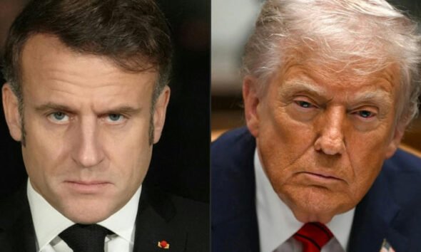 SamacharToday.co.in - ट्रंप ने लीक किए मैक्रों के निजी संदेश; ग्रीनलैंड पर तनातनी तेज - Image Credited by MoneyControl