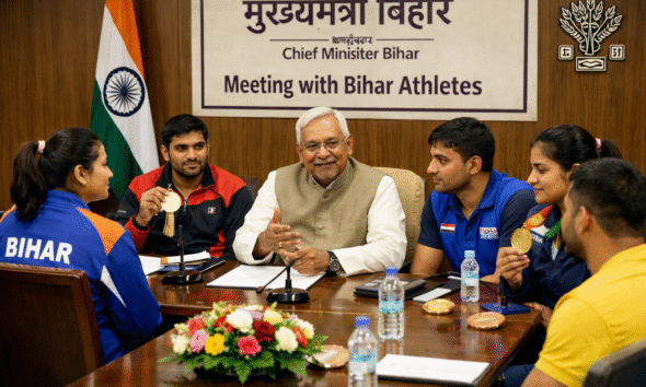 SamacharToday.co.in - बिहार ने खेल की दुनिया में रख दिया है कदम, नए युग की बदल रही क़िस्मत - Image AI Genrated