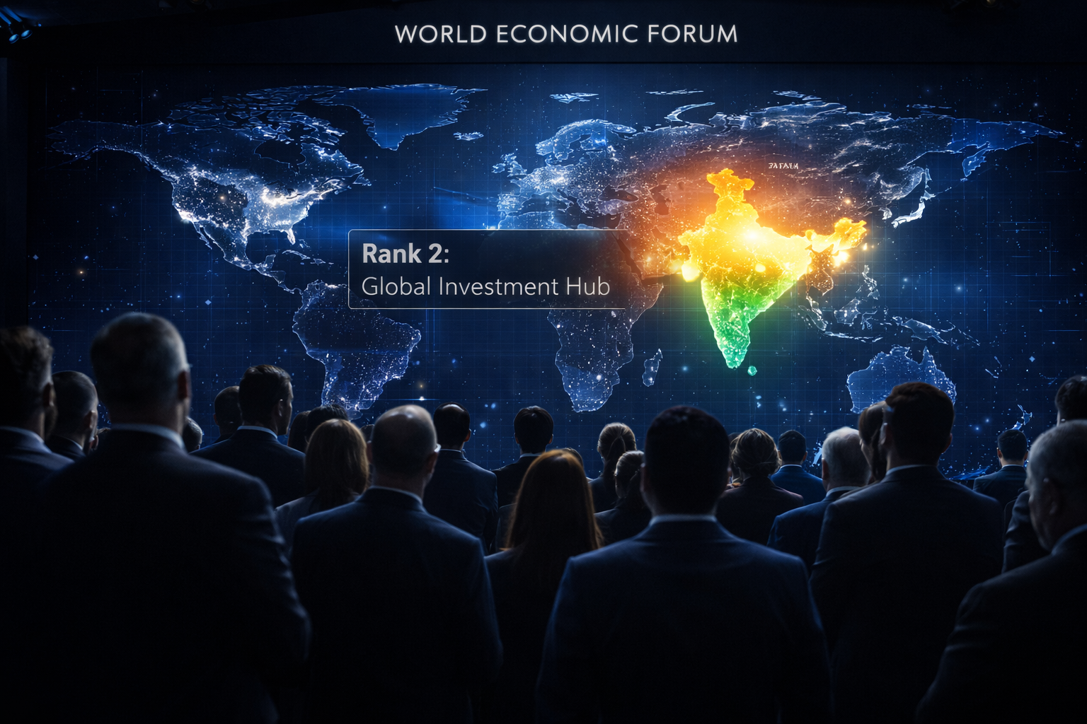 SamacharToday.co.in - भारत दुनिया का दूसरा सबसे लोकप्रिय निवेश गंतव्य बना - AI Generated Image