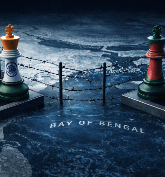 SamacharToday.co.in - सुरक्षा संकट भारत ने बांग्लादेश से अधिकारियों के परिवारों को वापस बुलाया - AI Generated Image