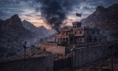 SamacharToday.co.in - अंतिम उत्तराधिकारी का पतन लीबिया में सैफ अल-इस्लाम गद्दाफी की हत्या - AI Generated Image