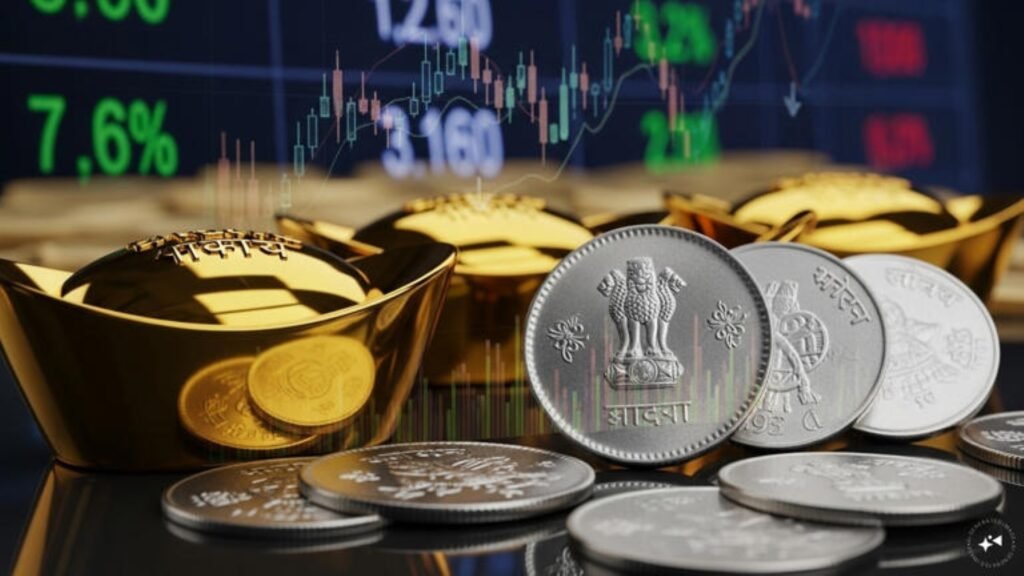 SamacharToday.co.in - डॉलर की मजबूती और सुस्त कारोबार से कीमती धातुओं की चमक फीकी - Image Credited by CNBCTV18