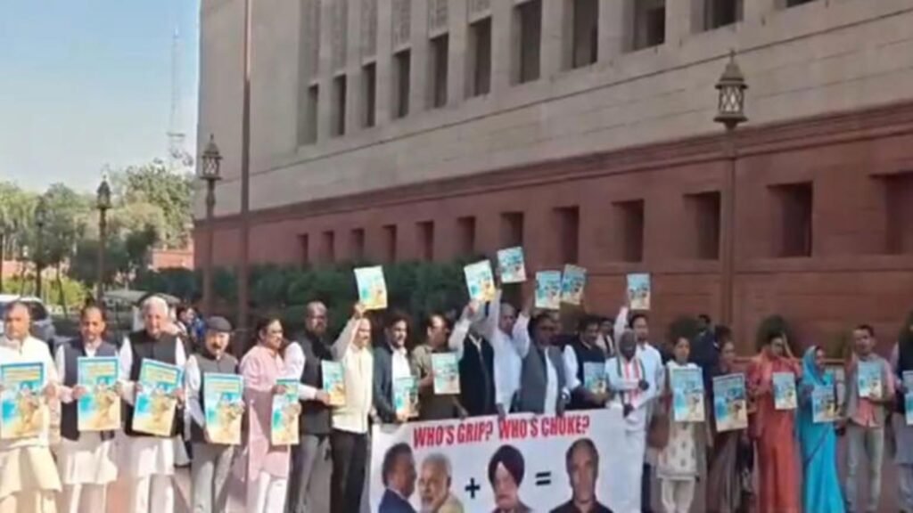 SamacharToday.co.in - संसद में हंगामा 'एपस्टीन फाइल्स' को लेकर विपक्ष ने मांगा इस्तीफा - Image Credited by The Daily Jagran