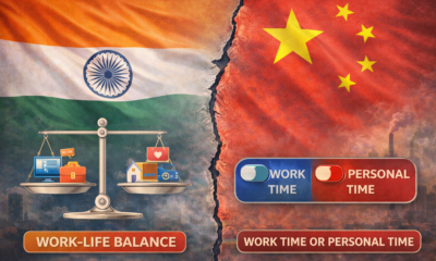 SamacharToday.co.in - कार्यकुशलता का विभाजन चीनी उद्यमी ने 'वर्क-लाइफ बैलेंस' को नकारा - AI Generated Image