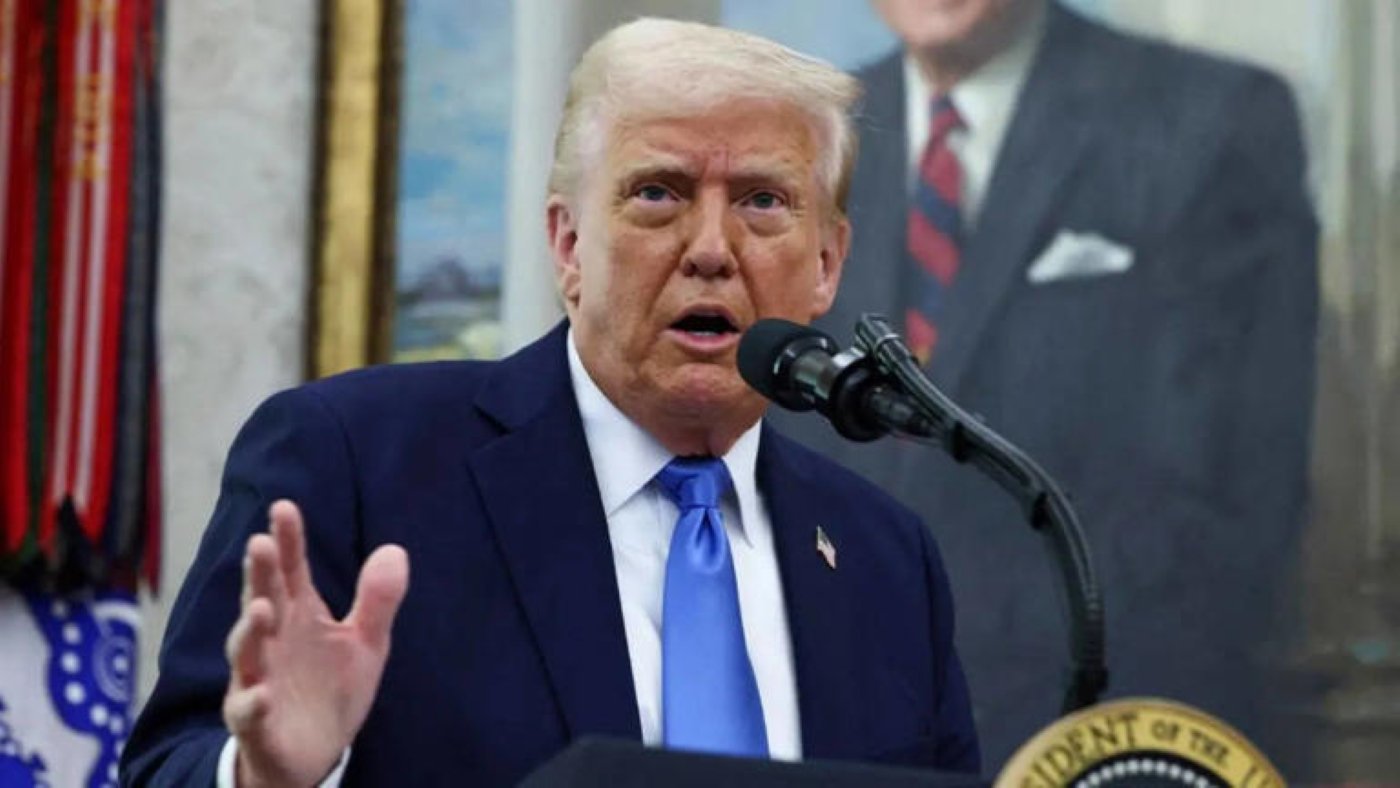 SamacharToday.co.in - डोनाल्ड ट्रम्प अस्थायी हैं अमेरिकी डेमोक्रेट्स ने सहयोगियों को दिया भरोसा - Image Credited by Times NOW