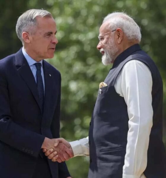 SamacharToday.co.in - पीएम मार्क कार्नी भारत की ऐतिहासिक यात्रा पर रवाना - Image Credited by The Economic Times