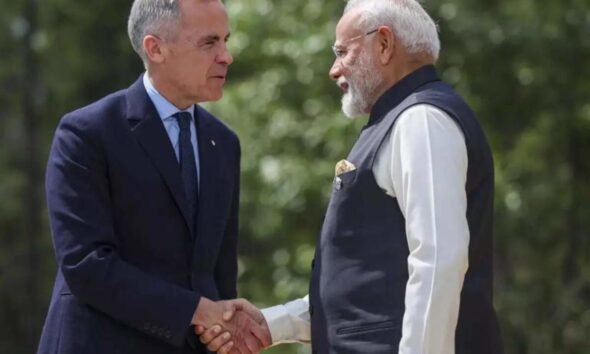 SamacharToday.co.in - पीएम मार्क कार्नी भारत की ऐतिहासिक यात्रा पर रवाना - Image Credited by The Economic Times