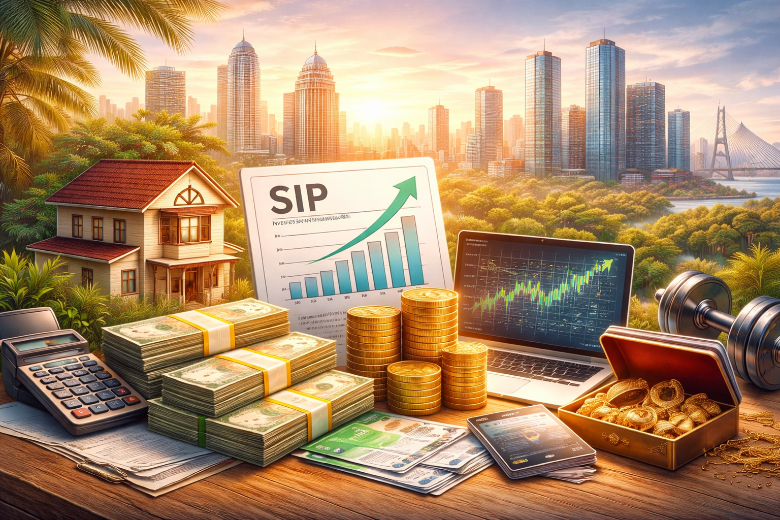 SamacharToday.co.in - बेंगलुरु का वित्तीय खाका भारी कमाई और निवेश का संतुलन - AI Generated Image