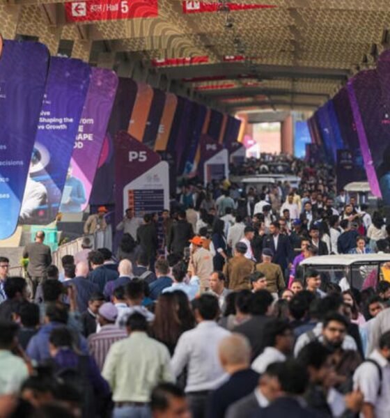 SamacharToday.co.in - भारत का वैश्विक एआई शिखर सम्मेलन ऊंचे इरादे, अव्यवस्थित वास्तविकता - Image Credited by Live Mint