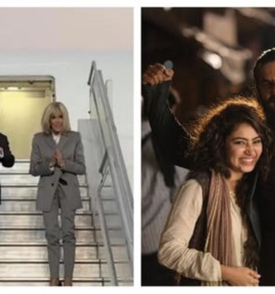 SamacharToday.co.in - मैक्रों ने वायरल वीडियो में कूटनीति और 'धुरंधर' का संगम दिखाया - Image Credited by Hindustan Times