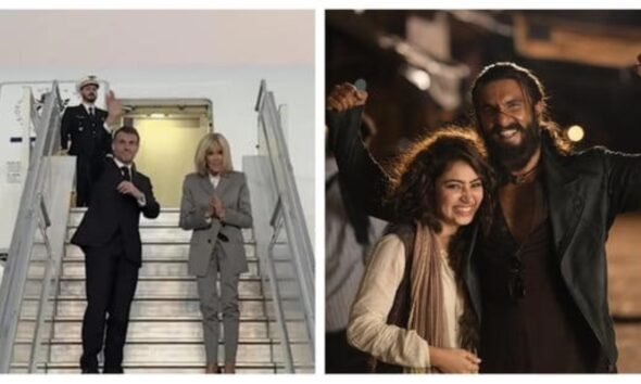 SamacharToday.co.in - मैक्रों ने वायरल वीडियो में कूटनीति और 'धुरंधर' का संगम दिखाया - Image Credited by Hindustan Times