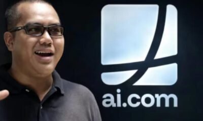 SamacharToday.co.in - सोने का डोमेन सैकड़ों करोड़ में बिका AI.com - Image Credited by MoneyControl
