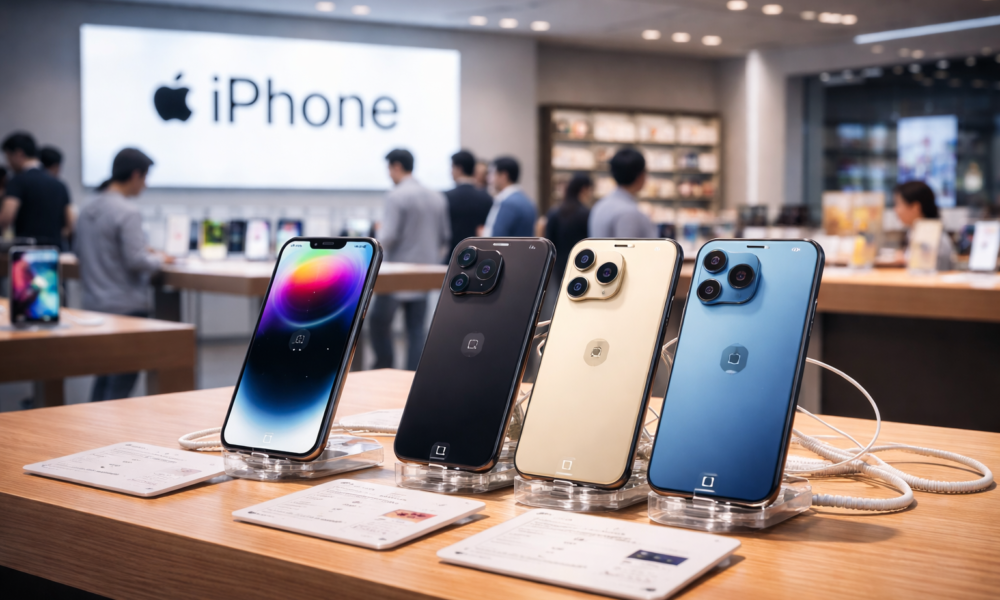 Samachartoday.co.in - iPhone निर्यात ने भारत के 2025 टेक व्यापार को चमकाया - AI Generated Image