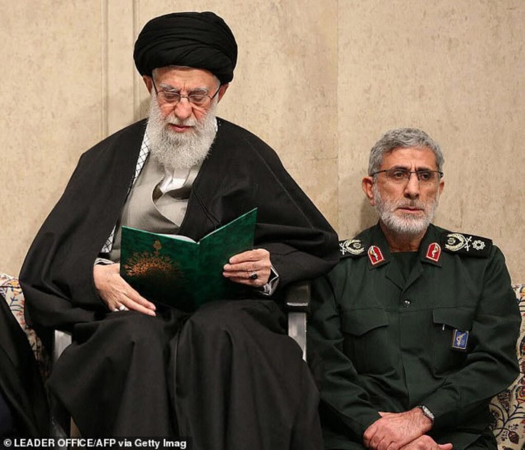 SamacharToday.co.in - आईआरजीसी प्रमुख इस्माइल कानी की नियति पर गहराया रहस्य - Image Credited by Daily Mail