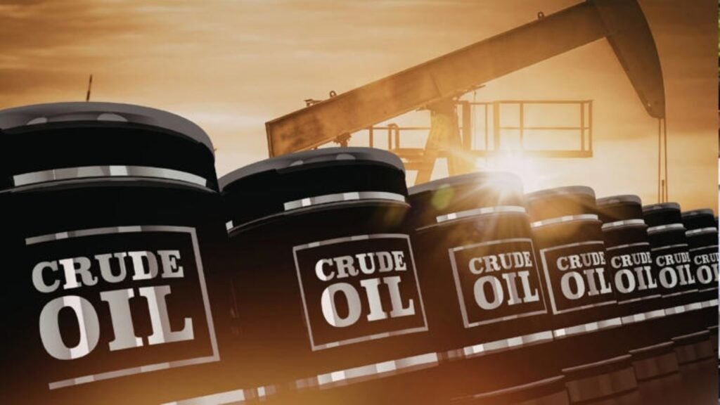 SamacharToday.co.in - कच्चे तेल का झटका शेयर बाजार में डूबे ₹12 लाख करोड़ - Image Credited by NDTV