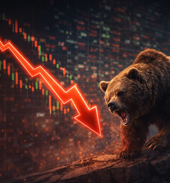 SamacharToday.co.in - एनवीडिया की 'एआई' घोषणाओं से डरा भारतीय आईटी सेक्टर; शेयर 6% तक टूटे - AI Generated Image