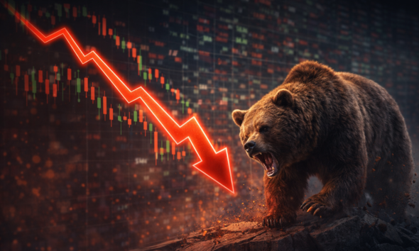 SamacharToday.co.in - एनवीडिया की 'एआई' घोषणाओं से डरा भारतीय आईटी सेक्टर; शेयर 6% तक टूटे - AI Generated Image