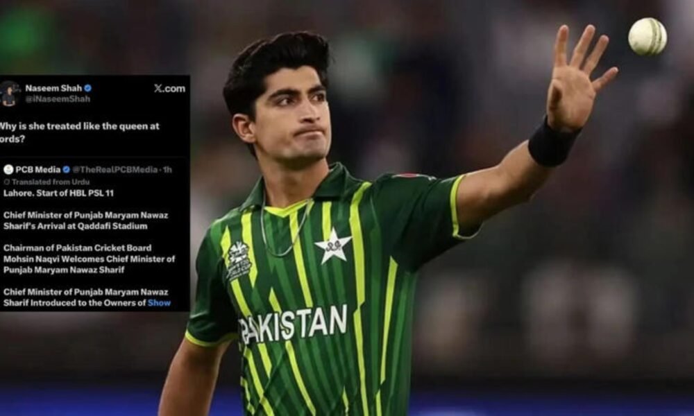 SamacharToday.co.in - नसीम शाह पर पीसीबी की कड़ी अनुशासनात्मक कार्रवाई - Image Credited by The Times of India