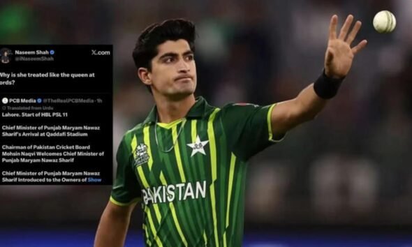 SamacharToday.co.in - नसीम शाह पर पीसीबी की कड़ी अनुशासनात्मक कार्रवाई - Image Credited by The Times of India