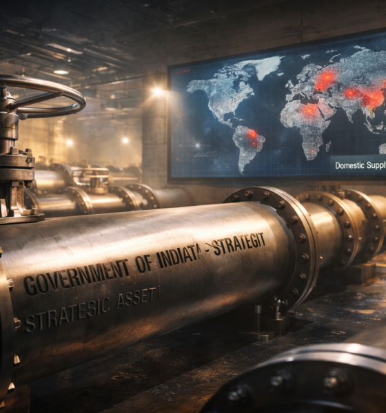 SamacharToday.co.in - भारत ने तेल भंडार जारी करने के आईईए (IEA) के आह्वान को ठुकराया - AI Generated Image