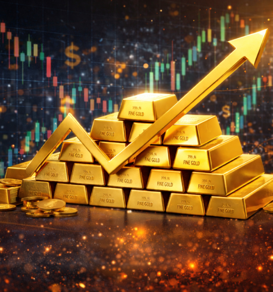 SamacharToday.co.in - मध्य पूर्व संकट के बीच सोने की कीमतों में भारी उछाल - AI Generated Image