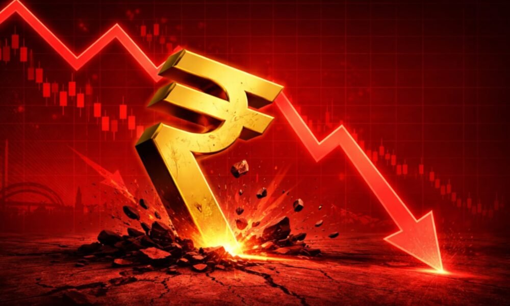 SamacharToday.co.in - रुपया रिकॉर्ड निचले स्तर पर - Credited by The Times of India