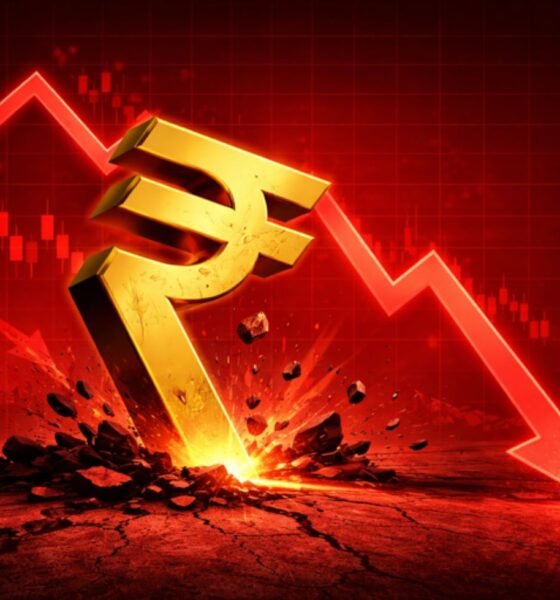 SamacharToday.co.in - रुपया रिकॉर्ड निचले स्तर पर - Credited by The Times of India