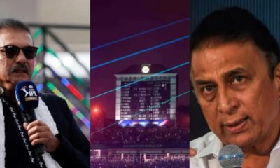 SamacharToday.co.in - लेजर शो को लेकर गावस्कर-शास्त्री ने आईसीसी को घेरा - Image Credited by Times NOW