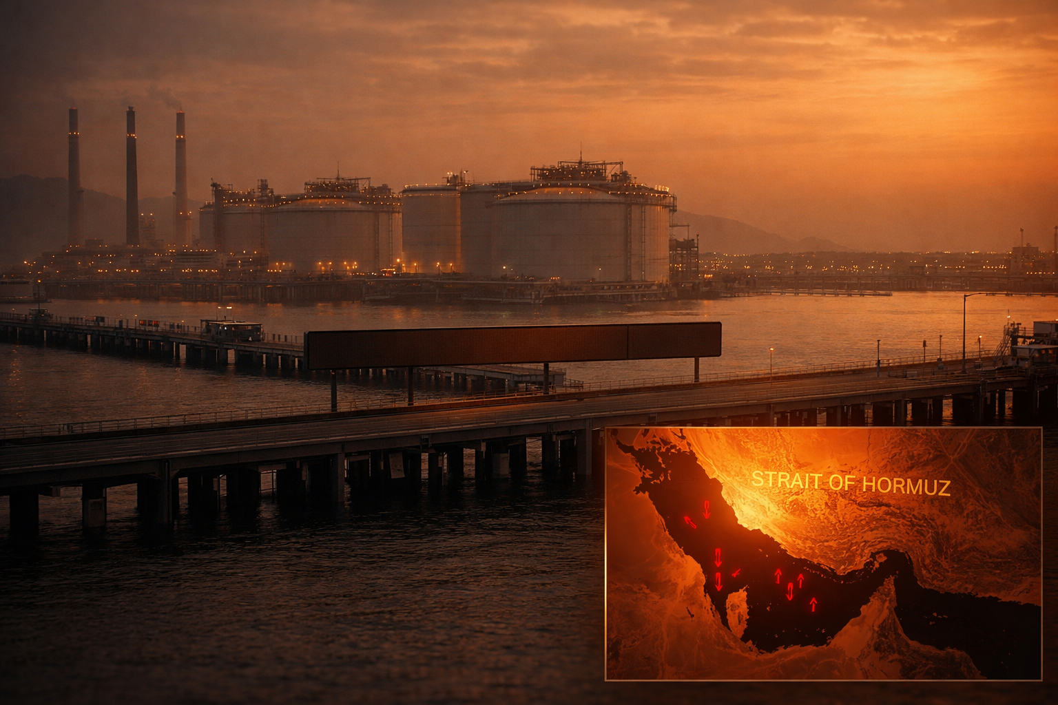 SamacharToday.co.in - वैश्विक एलएनजी संकट दक्षिण एशिया की ऊर्जा सुरक्षा पर गहराता खतरा - AI Generated Image