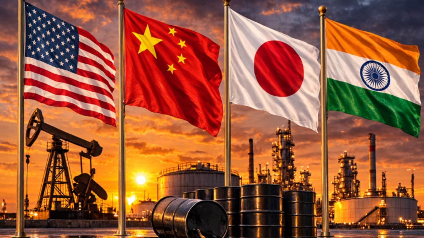 SamacharToday.co.in - वैश्विक तेल भंडार संकट के बीच कहाँ खड़ा है भारत - Image Credited by Times NOW