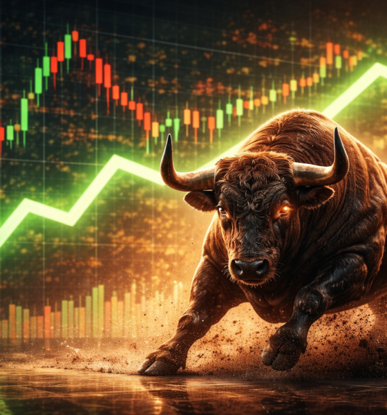 SamacharToday.co.in - सेंसेक्स में 900 अंकों का उछाल ईरान युद्ध के बीच बाजार में तेजी क्यों - AI Generated Image