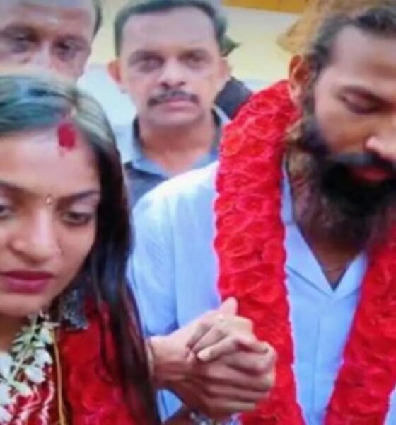 samacharToday.co.in - महाकुंभ की 'मोनालिसा' ने केरल के मंदिर में फरमान संग रचाया ब्याह - Image Credited by NDTV