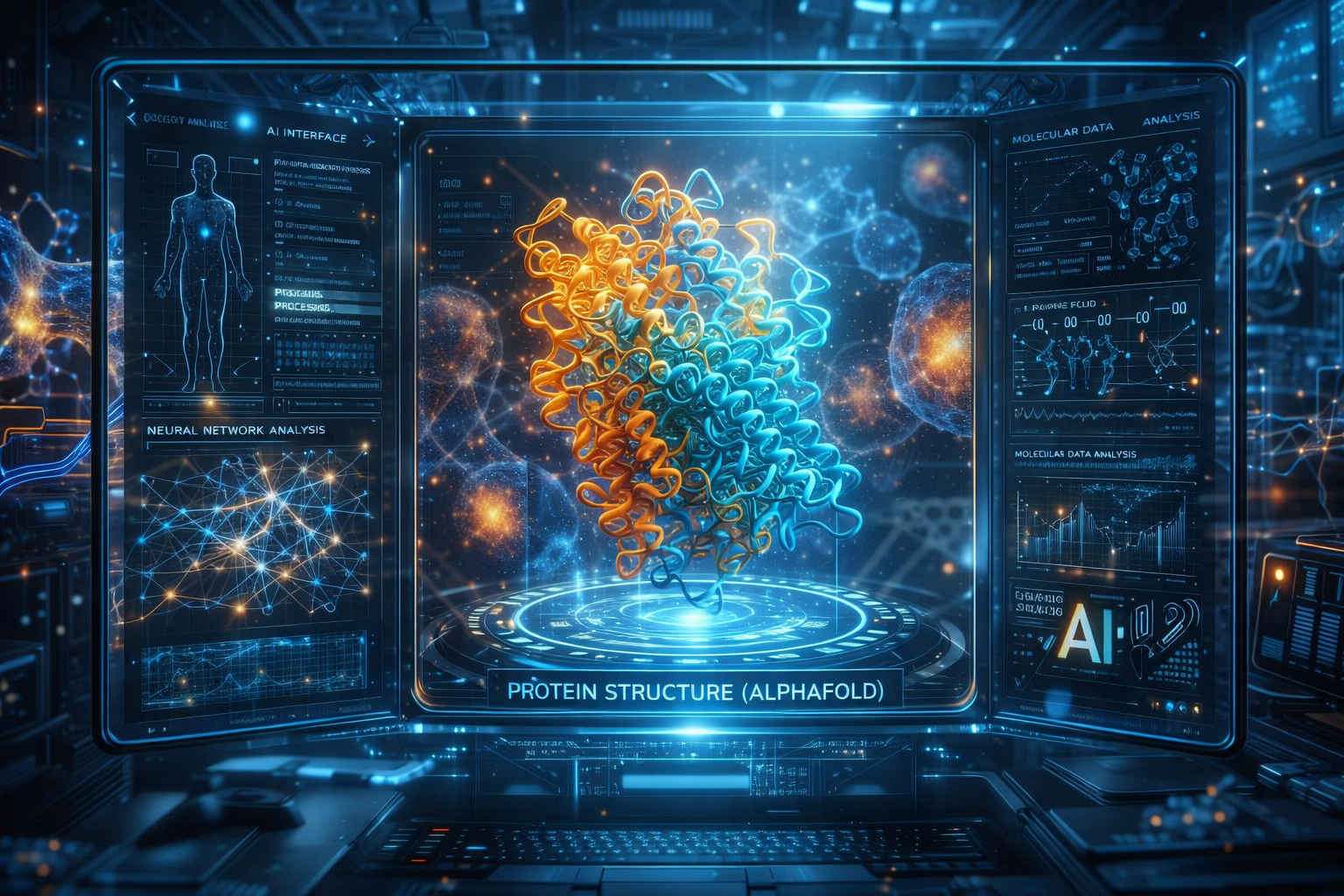 SamacharToday.co.in - AI क्रांति से कैंसर इलाज और शोध में बड़ा बदलाव - Ai Generated Image