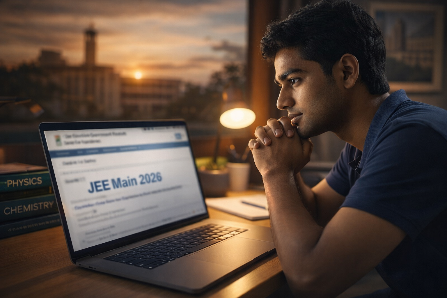 SamacharToday.co.in - JEE मेन 2026 परिणाम आज 11 लाख छात्रों का इंतज़ार खत्म