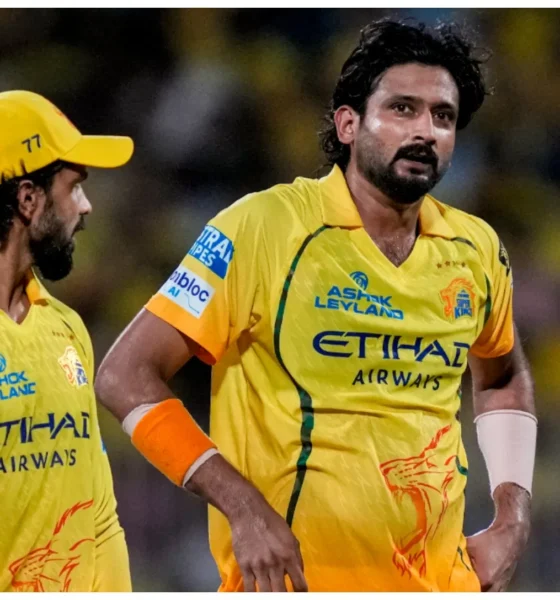SamacharToday.co.in - अहमद खलील के बाहर होने से CSK को झटका - Image Credited by Amar Ujala