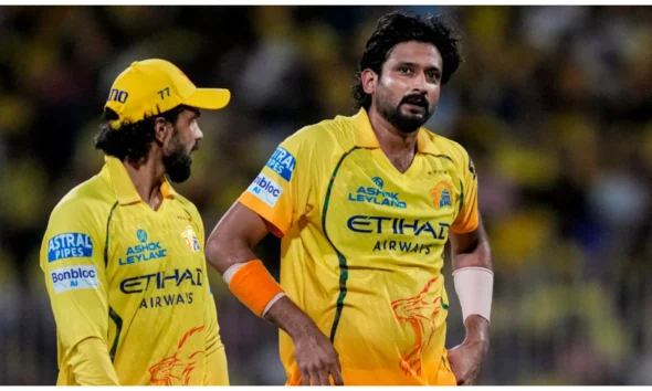 SamacharToday.co.in - अहमद खलील के बाहर होने से CSK को झटका - Image Credited by Amar Ujala