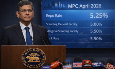 SamacharToday.co.in - आरबीआई नीति रेपो रेट 5.25% पर बरकरार, 'न्यूट्रल' रुख जारी - AI Generated Image